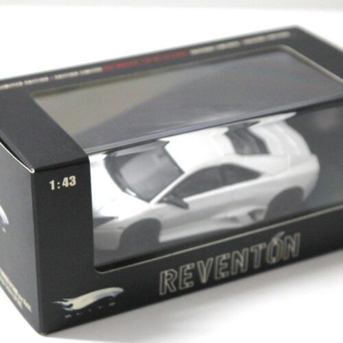 1:43 Hot Wheels Elite Lamborghini Reventon white - Image 4