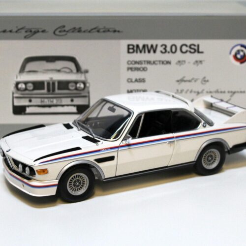 1:18 Minichamps BMW 3.0 CSL white Heritage Collection DEALER VERSION