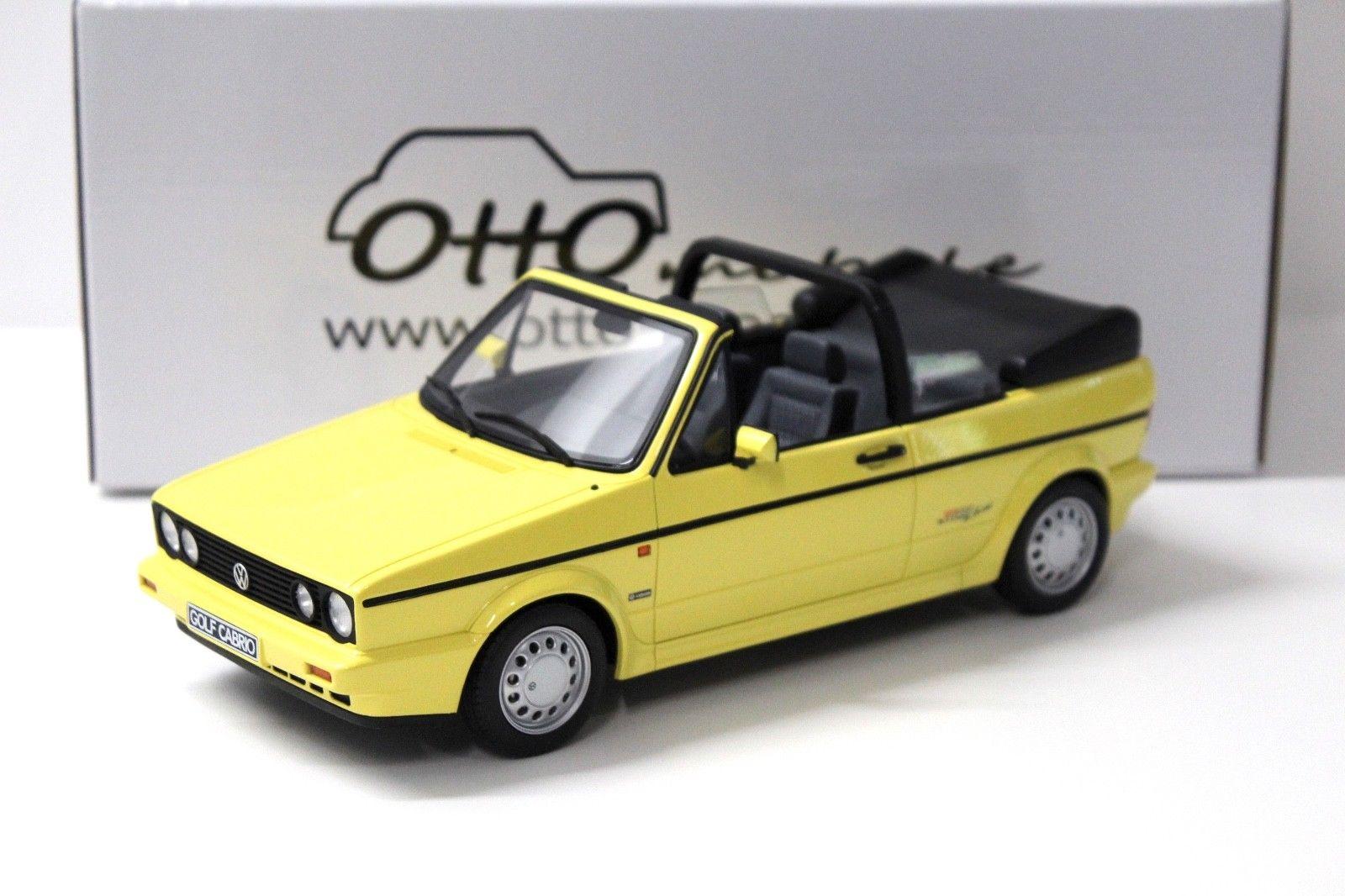 1:18 OTTO mobile OT693 VW Golf 1 Cabrio Young Line yellow