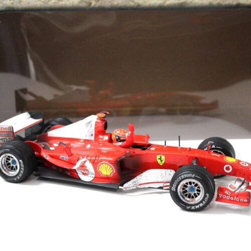 1:18 Hot Wheels Ferrari F2004 SAKHIR/BAHRAIN M.Schumacher *After Race* #1