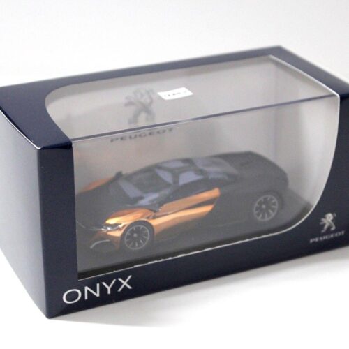 1:43 Norev Peugeot ONYX matt black DEALER VERSION - Image 4