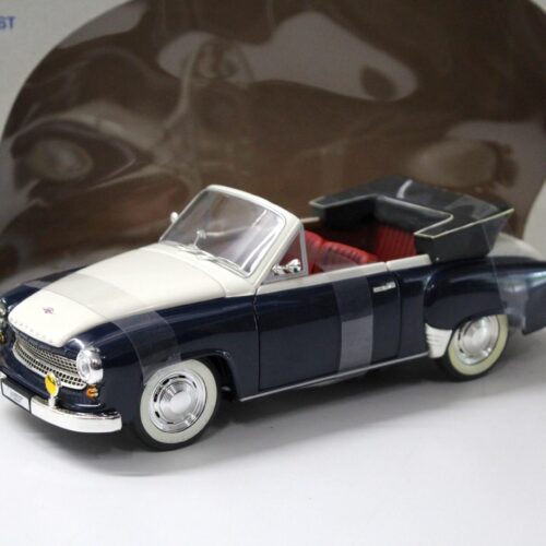 1:18 Revell Wartburg 311 Cabriolet dark blue/ white