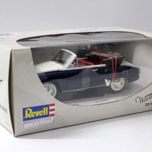 1:18 Revell Wartburg 311 Cabriolet dark blue/ white