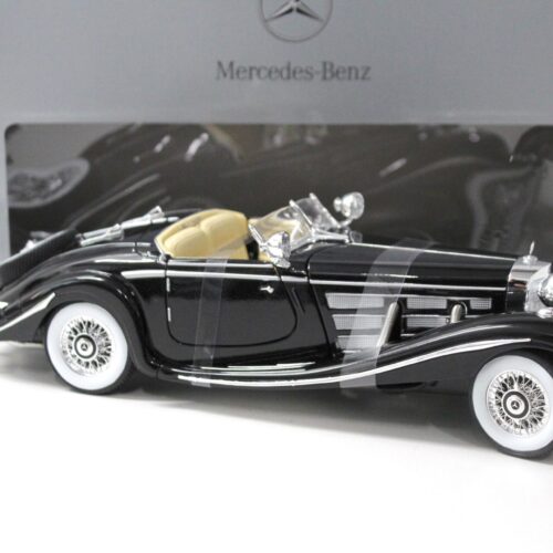 1:18 Maisto Mercedes 500K Typ Spezialroadster 1936 black DEALER