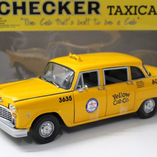 1:18 Sun Star 1981 Los Angeles LA Checker Cab TAXI yellow