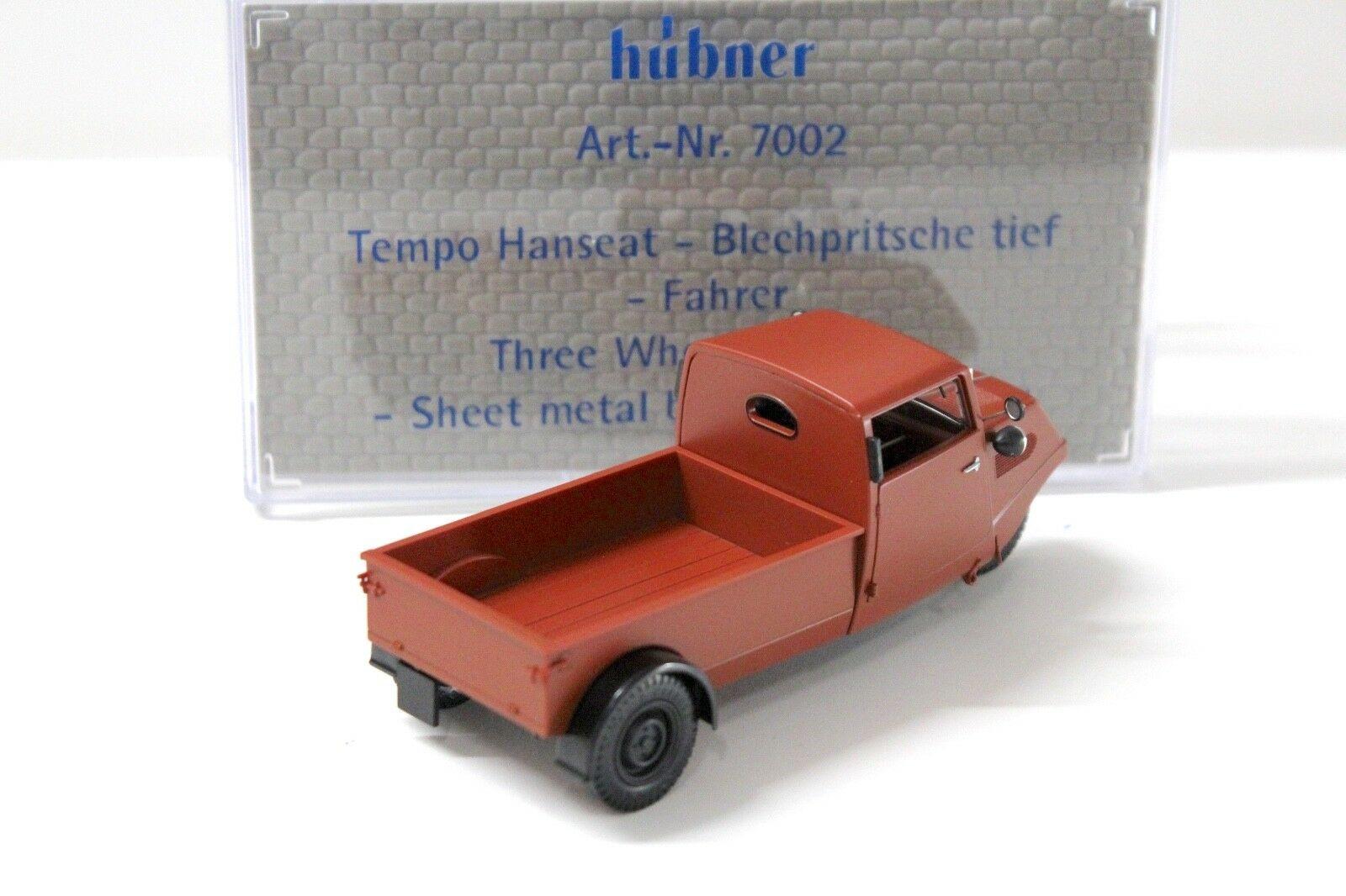 1:32 Hübner Tempo Hanseat Blechpritsche tief dark red #7002