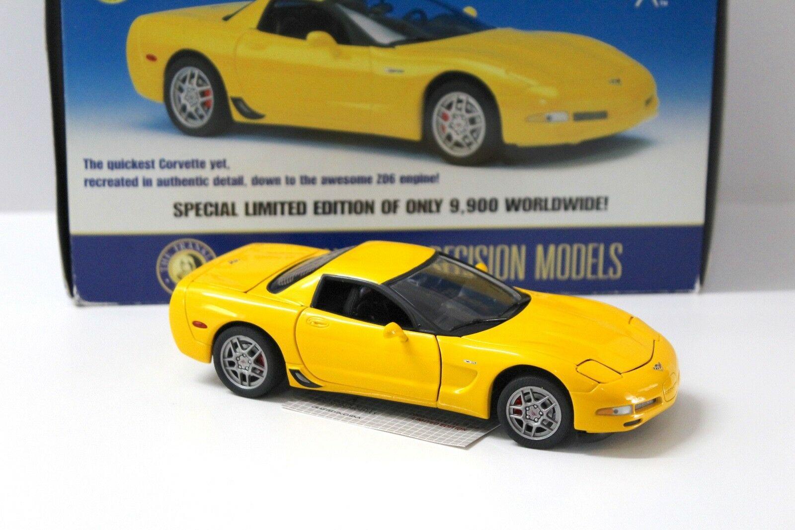1:24 Franklin Mint Chevrolet Corvette Z06 Coupe yellow 2003