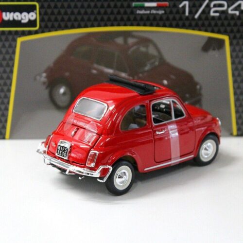1:24 Bburago Fiat 500L red 1968