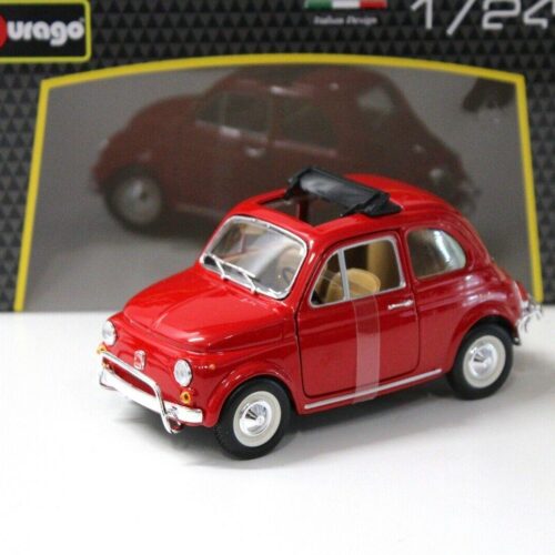 1:24 Bburago Fiat 500L red 1968