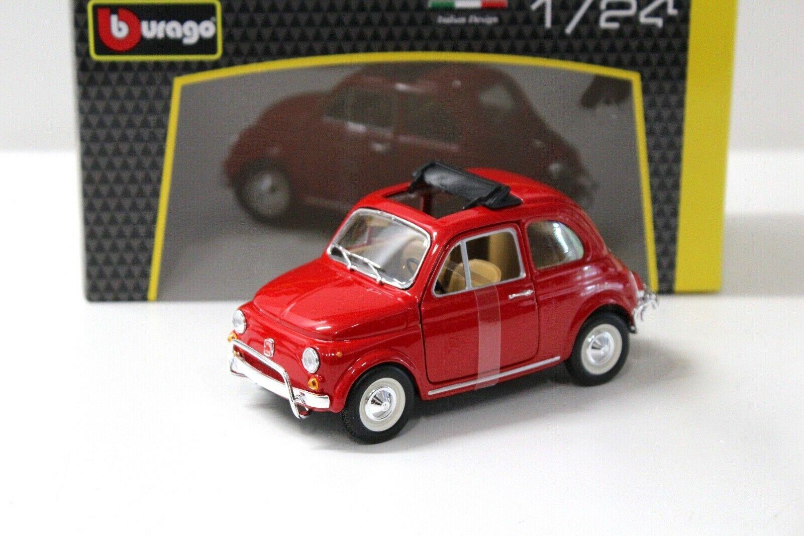 ID 44320 orig 1.jpg 1:24 Bburago Fiat 500L red 1968