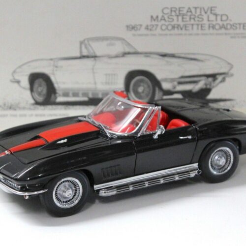 1:20 Creative Masters Chevrolet Corvette 427 Roadster black/ red