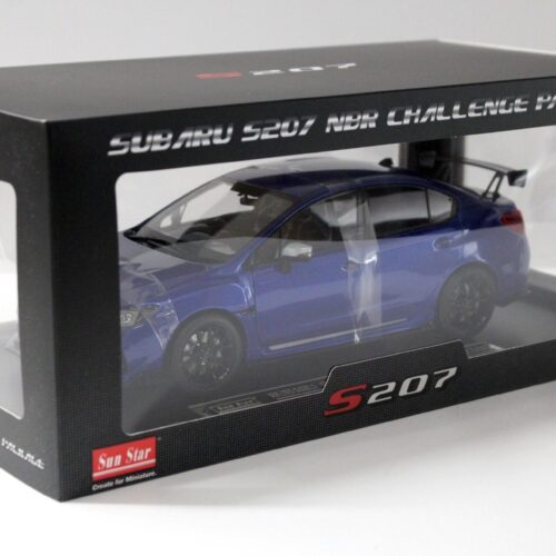 1:18 Sun Star Subaru WRX STi S207 NBR Challenge Package blue