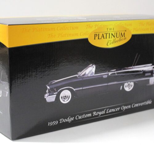 1:18 Sun Star 1959 Dodge Custom Royal Lancer Open Convertible Pewter Poly grey
