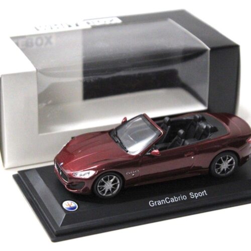 1:43 WhiteBox Maserati GranCabrio Sport dark red