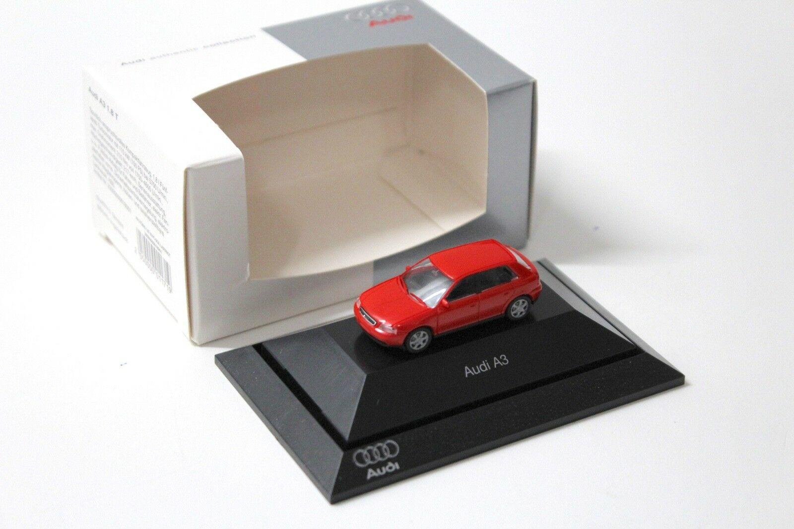 1:87 Rietze Audi A3 8L 5-Türer red DEALER VERSION