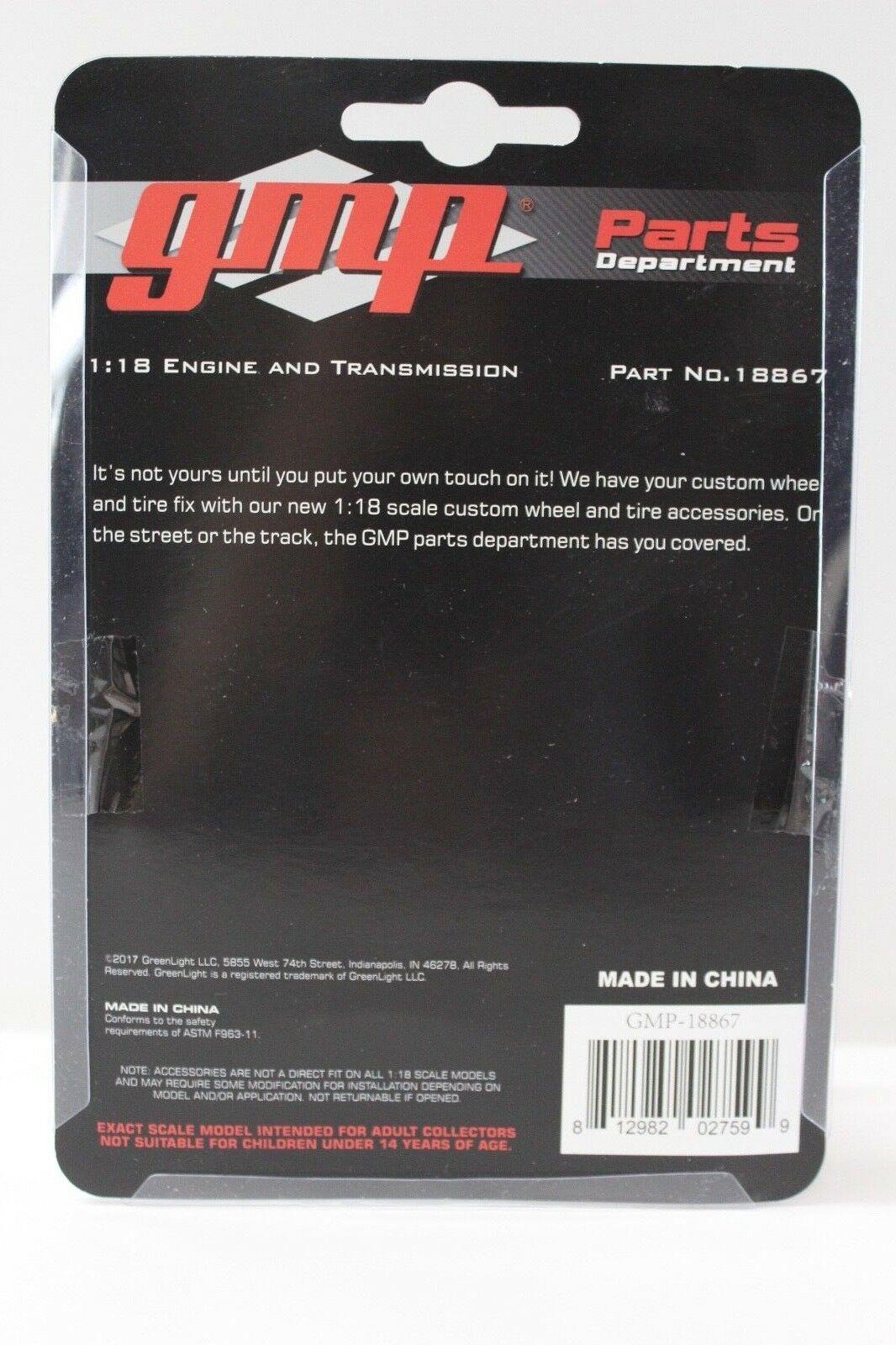 1:18 GMP Trans Am 302 Motor Engine and Transmission