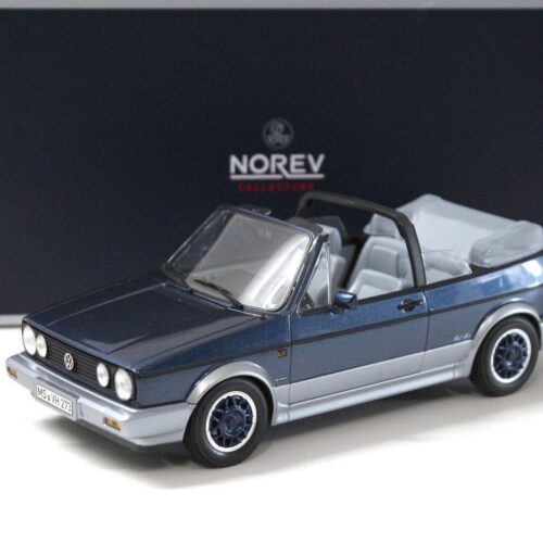 1:18 Norev VW Golf 1 MK1 Cabriolet "BEL AIR" 1992 blue
