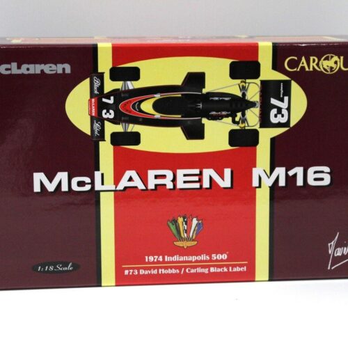 1:18 Carousel1 McLaren M16 Indianapolis 500 black #73