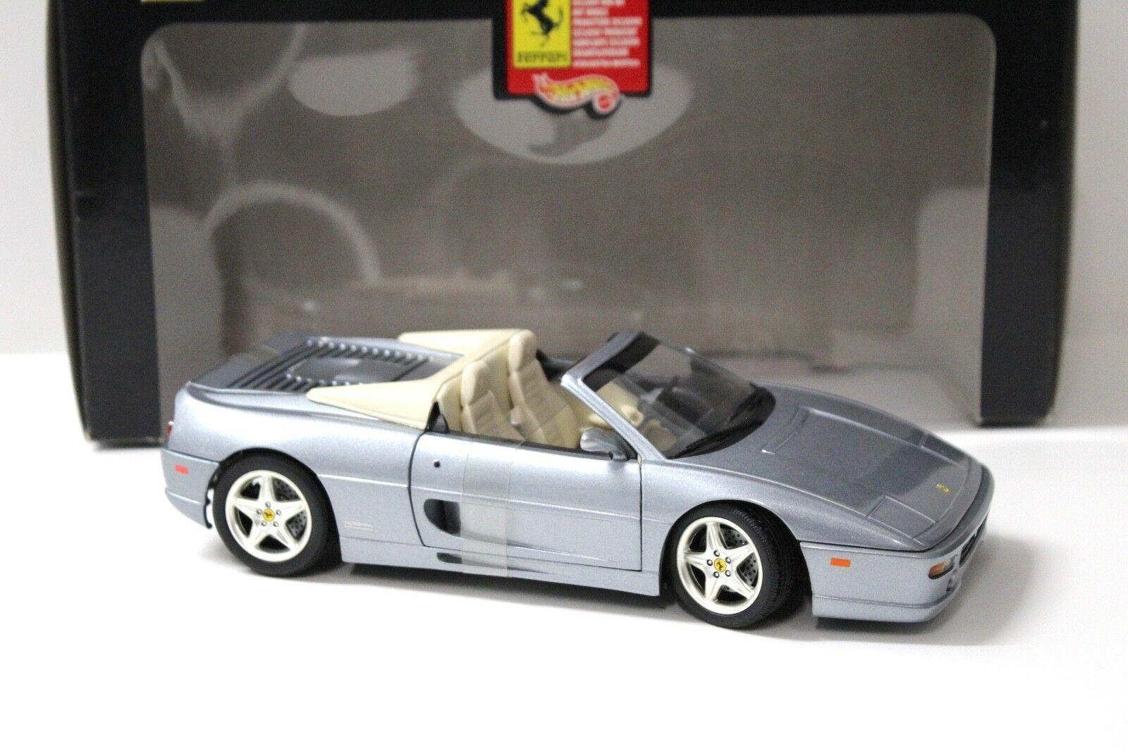1:18 Hot Wheels Ferrari F355 Spider 1995 light blue