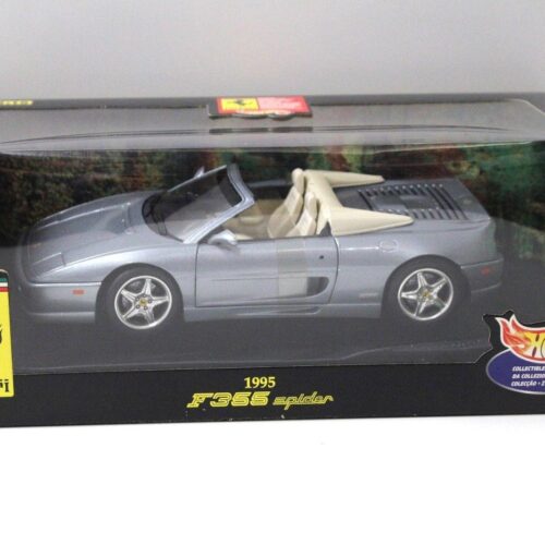 1:18 Hot Wheels Ferrari F355 Spider 1995 light blue