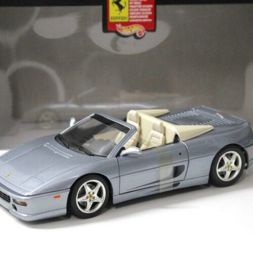 1:18 Hot Wheels Ferrari F355 Spider 1995 light blue