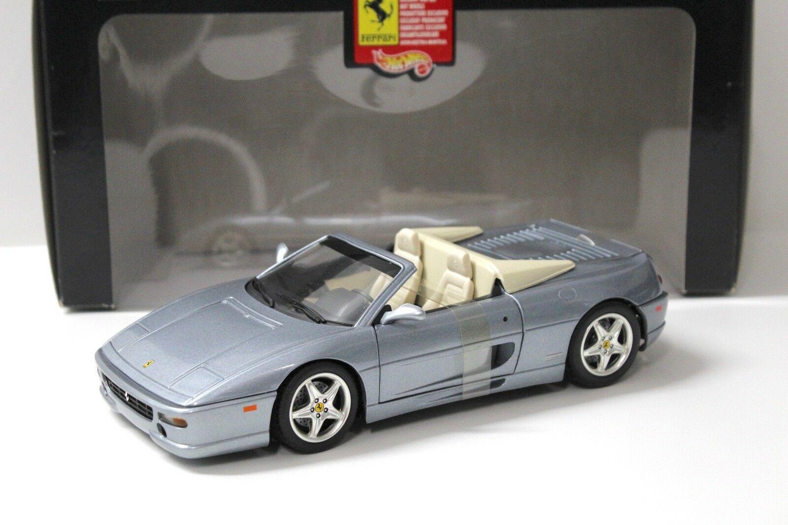 1:18 Hot Wheels Ferrari F355 Spider 1995 light blue