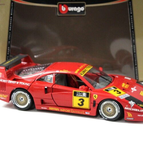 1:18 Bburago Ferrari F40 Kroymans 1996 "C. SCRIMANTE" #3 red