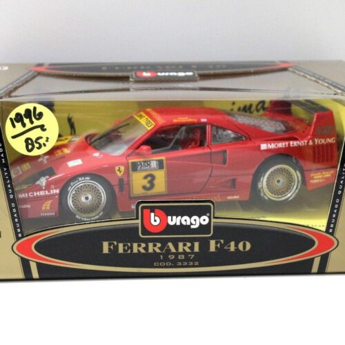 1:18 Bburago Ferrari F40 Kroymans 1996 "C. SCRIMANTE" #3 red