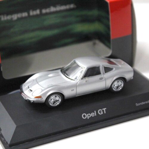 1:43 Schuco Opel GT 1900 Coupe silver