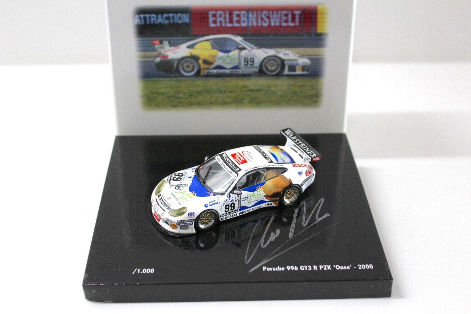 1:43 Minichamps Porsche 996 GT3 R PZK Oase 2000 #99 white