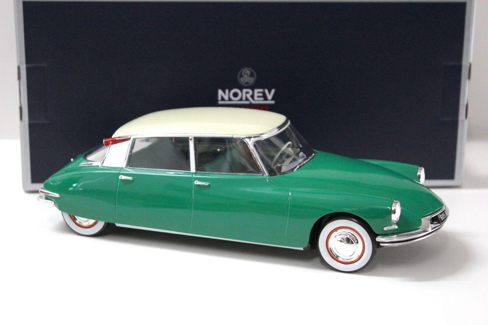 1:18 Norev Citroen DS 19 green/ beige 1956