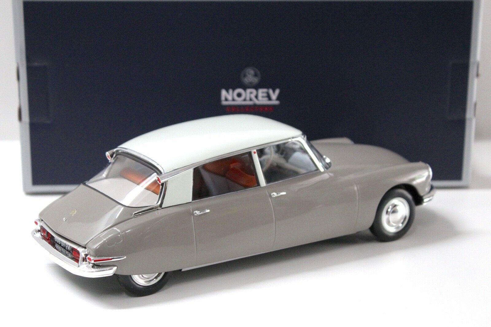 1:18 Norev Citroen DS 19 grey/ beige 1956