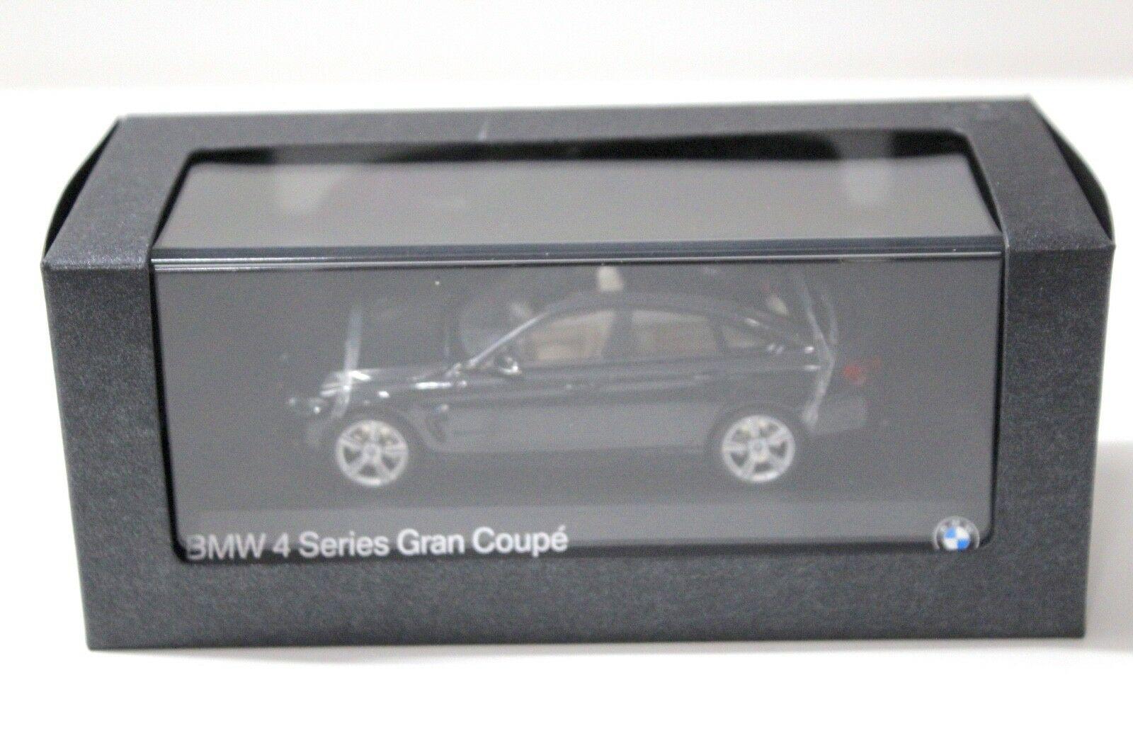 1:43 Kyosho BMW 4er 4 Series Gran Coupe black DEALER VERSION