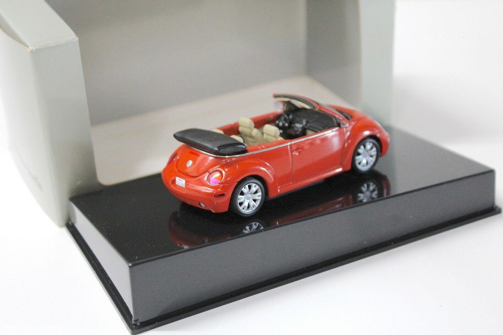 1:43 AUTOart VW Beetle Cabrio sunset orange DEALER VERSION