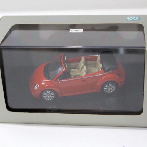 1:43 AUTOart VW Beetle Cabrio sunset orange DEALER VERSION