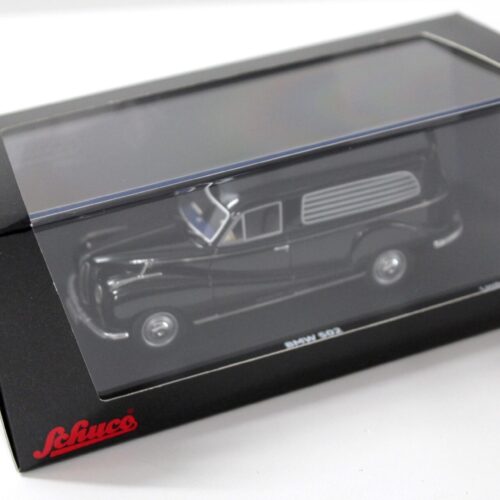 1:43 Schuco PRO.R43 BMW 502 Bestatter Bestattungswagen black