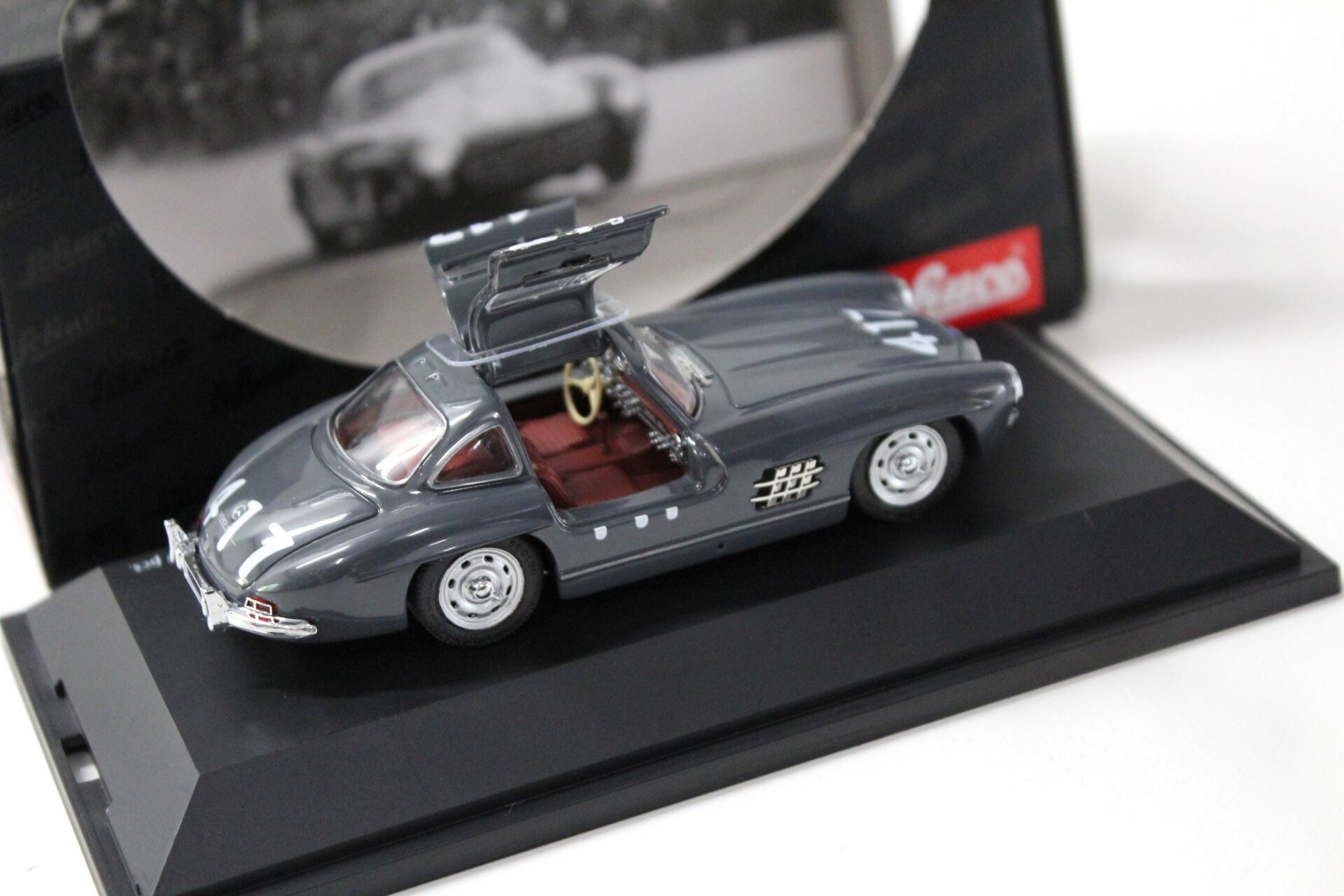 1:43 Schuco Mercedes 300SL Mille Miglia 1955 grey #417