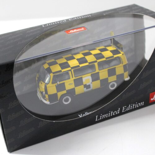 1:43 Schuco VW Bus T2a FOLLOW ME black/ yellow #3