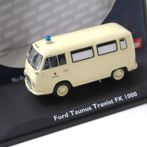 1:43 Schuco Ford Taunus Transit FK 1000 Rotes Kreuz Nürnberg beige