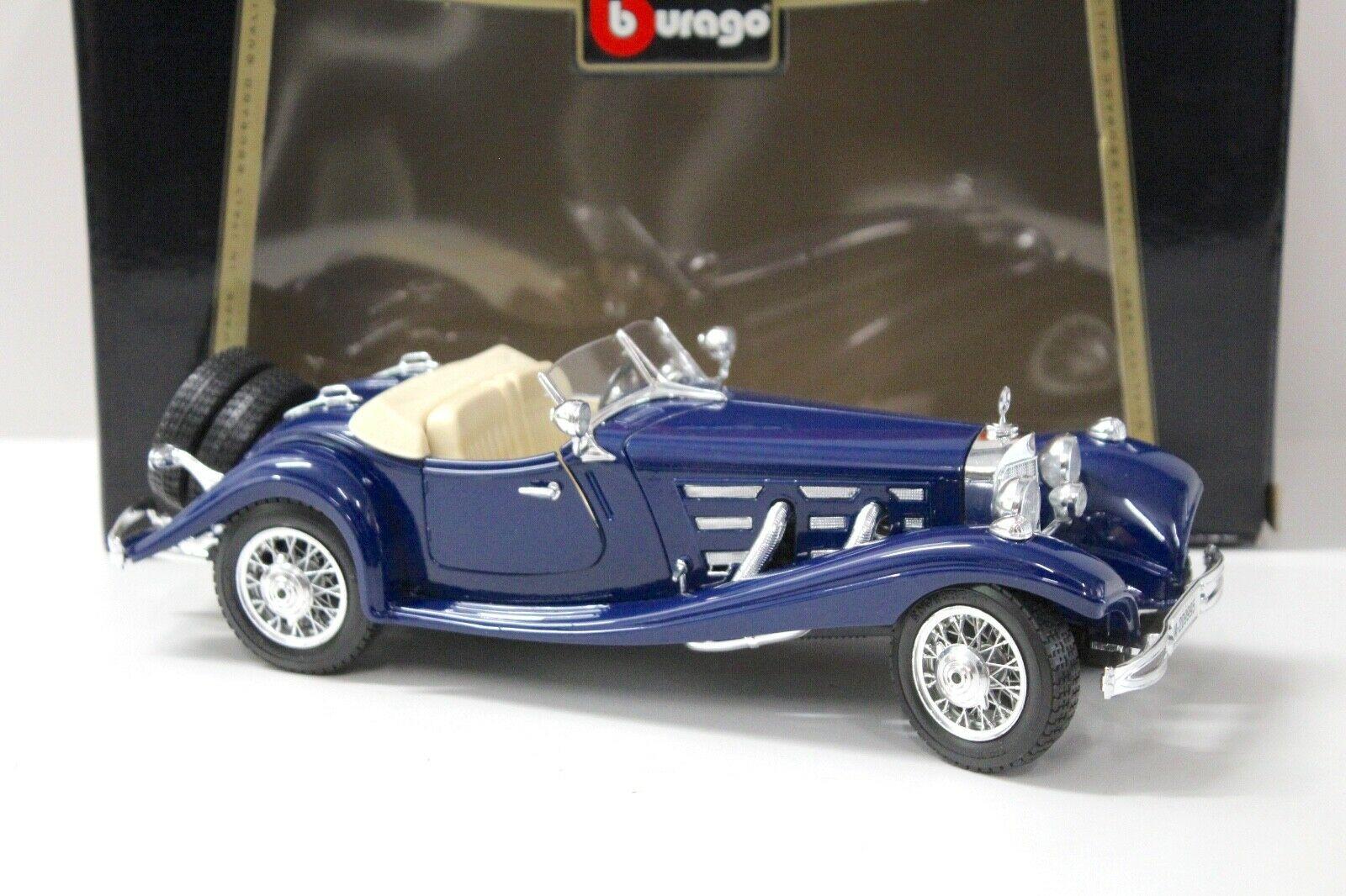 1:18/ 1:20 Bburago Mercedes 500K Roadster 1936 blue