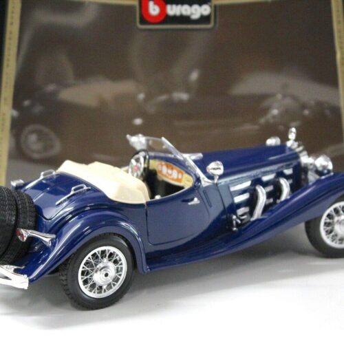 1:18/ 1:20 Bburago Mercedes 500K Roadster 1936 blue