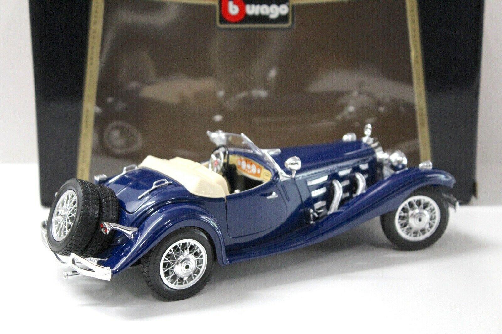 1:18/ 1:20 Bburago Mercedes 500K Roadster 1936 blue