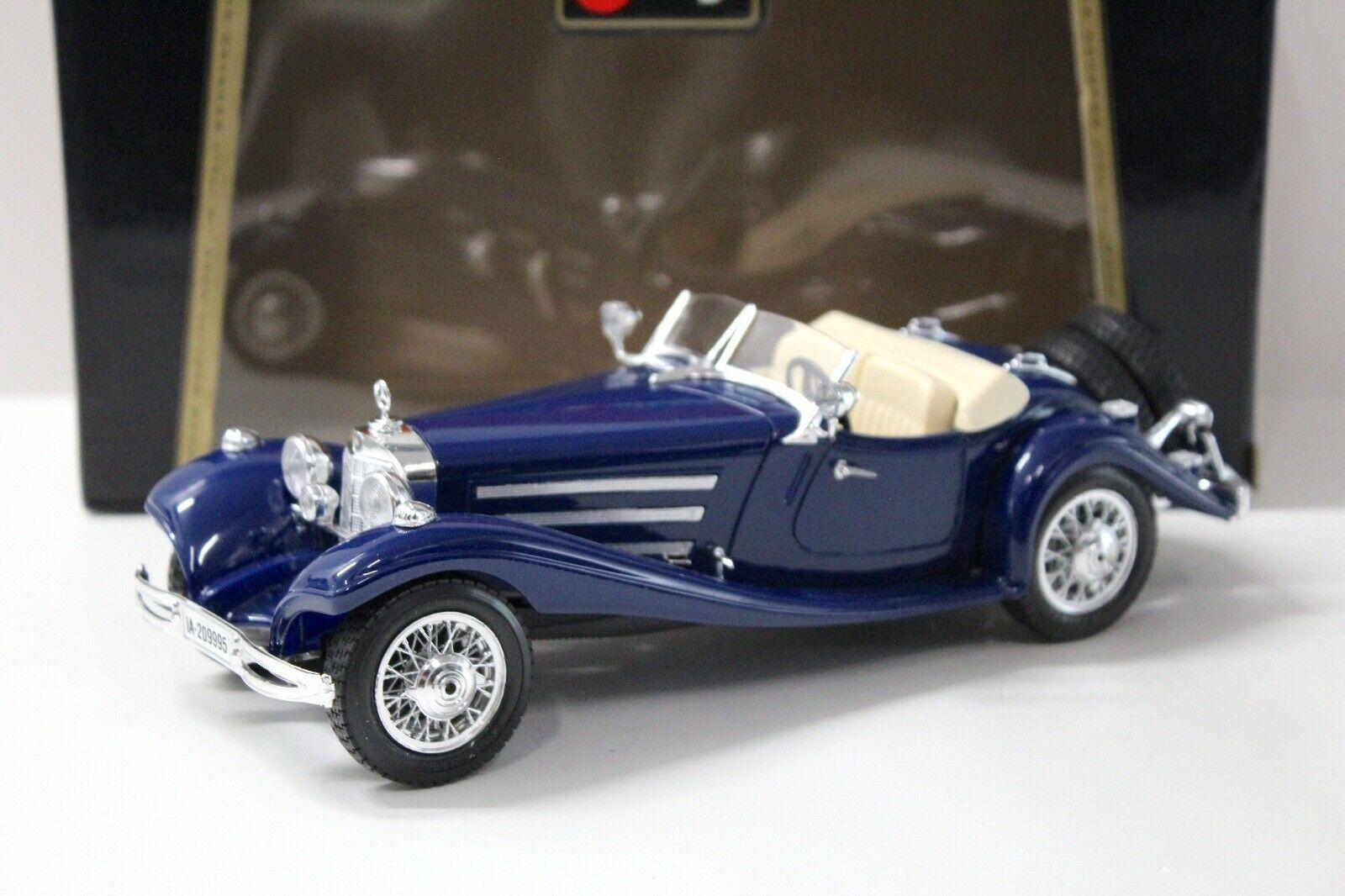 ID 44847 orig.jpg 1:18/ 1:20 Bburago Mercedes 500K Roadster 1936 blue