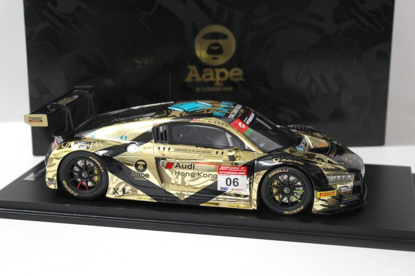 1:18 Tarmac Audi R8 LMS AAPE Tak Chun #06 Lee China GT
