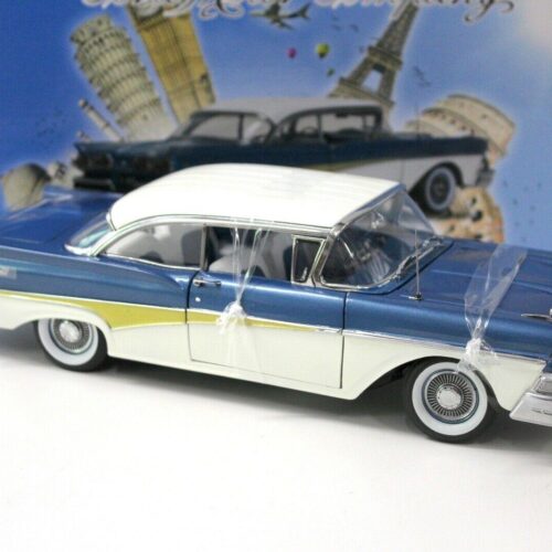 1:18 SunStar Ford Fairlane 500 Hardtop *Around the World* blue