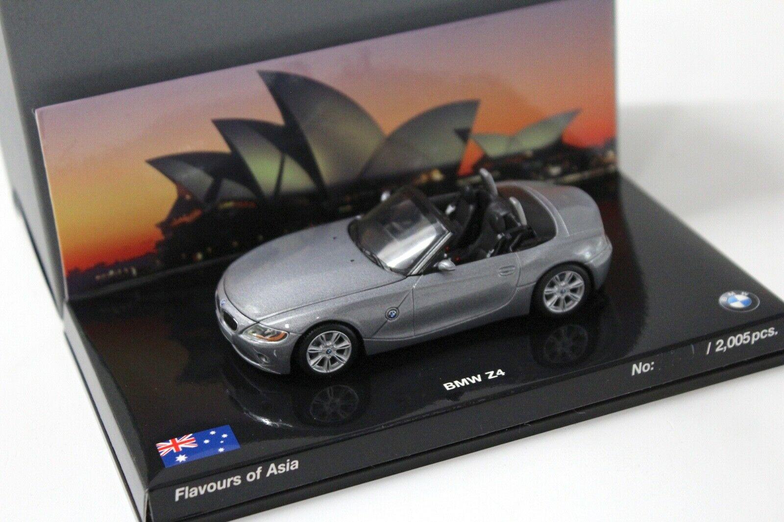 1:43 Minichamps BMW Z4 E85 Roadster grey ASIA DEALER VERSION