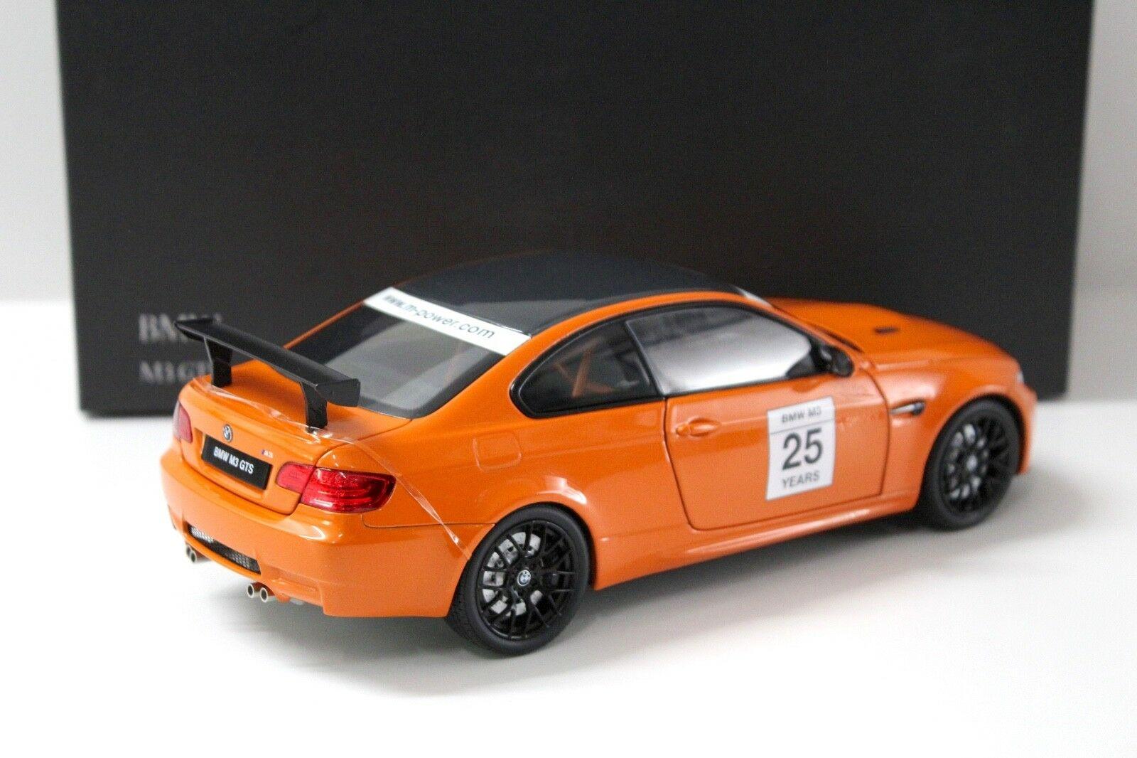 1:18 Kyosho BMW M3 E92 GTS Coupe *25 YEARS EDITION* orange