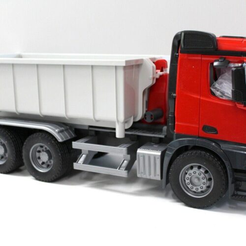 1:16 Bruder Mercedes Arocs LKW Abrollcontainer red