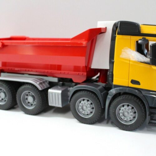 1:16 Bruder Mercedes Arocs LKW Halfpipe Kipper + Figur