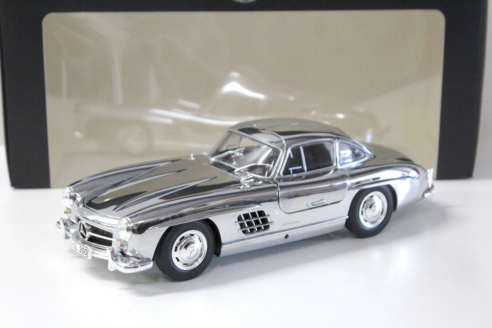 1:18 Minichamps Mercedes 300SL (W198) CHROM EDITION DEALER VERSION